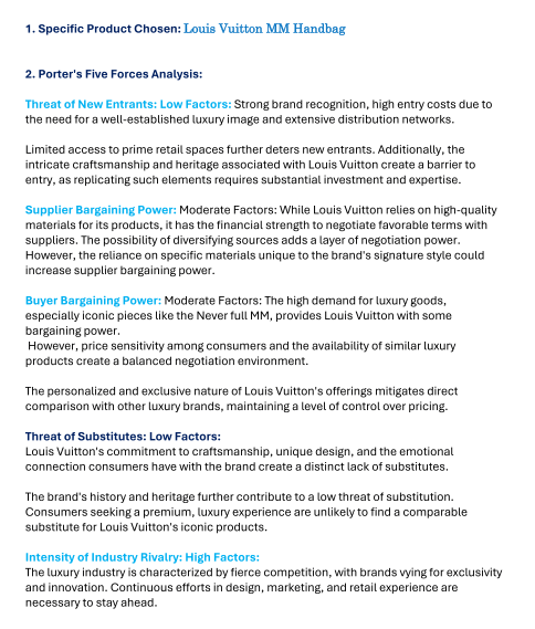 Strategic Analysis of the Luxury Industry Louis Vuitton - image 3 - student project