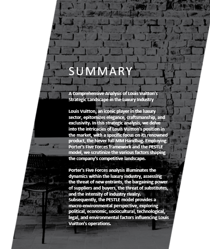 Strategic Analysis of the Luxury Industry Louis Vuitton - image 2 - student project