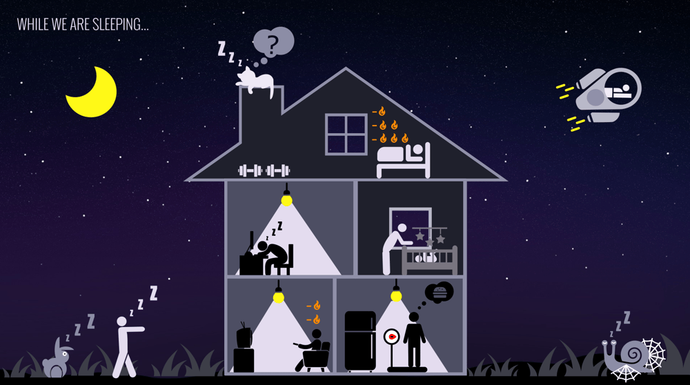 While we are sleeping - A narrative infographic about sleep - image 4 - student project