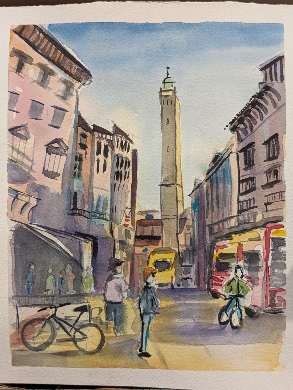 urban landscape sketch/paint - image 1 - student project