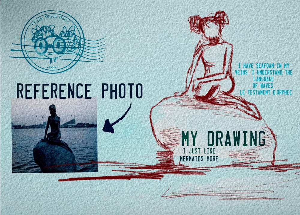 I have seafoam in my veins, I understand the language of waves. ~ Le Testament d - image 2 - student project