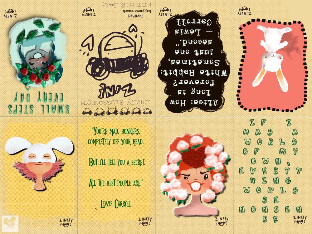 Digital gouache zine - image 1 - student project