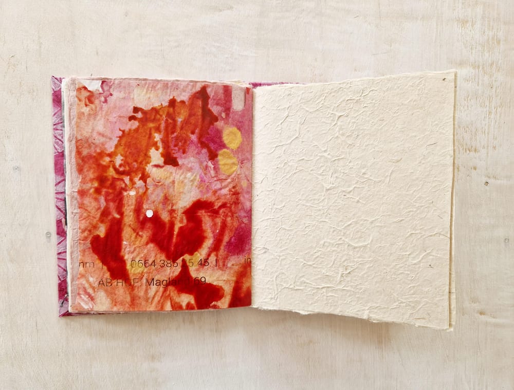 sewn art journal - image 2 - student project