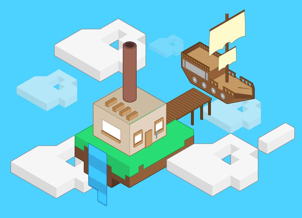 Isometric Sky Island - image 3 - student project