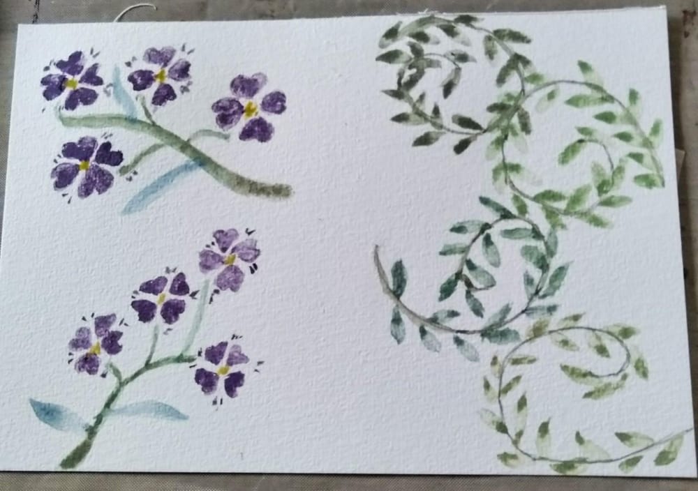 Meditative Watercolor - image 1 - student project