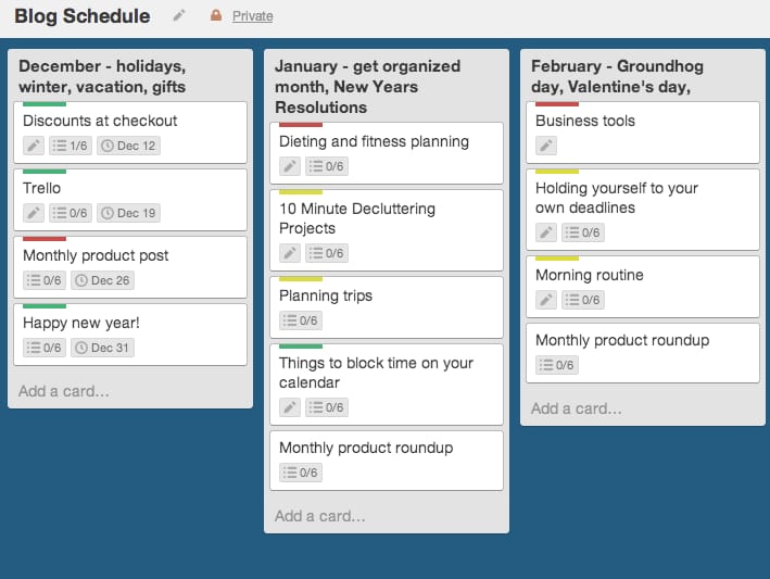 Grid Organizing, my business blog - image 2 - student project