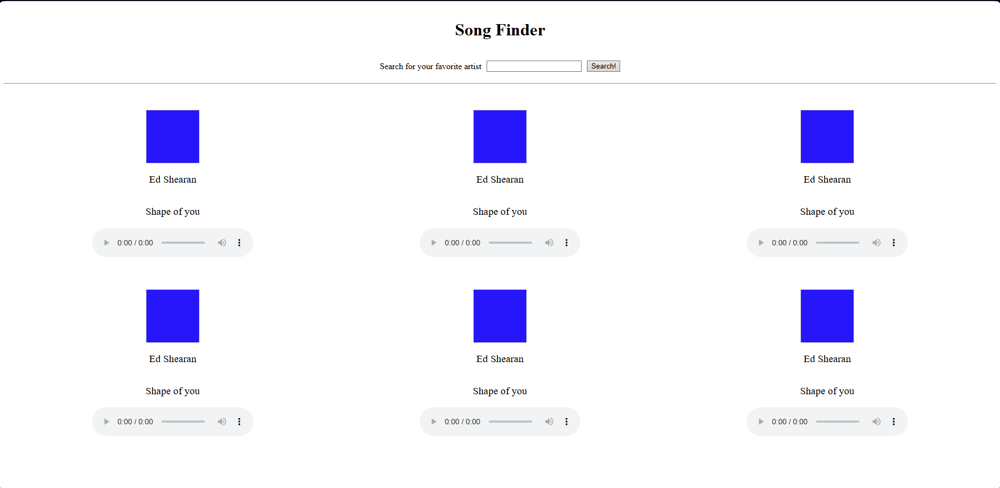 Gourmet Burger Webpage + Song Finder - image 2 - student project