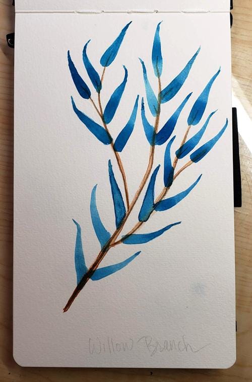 Watercolor Greenery - image 3 - student project