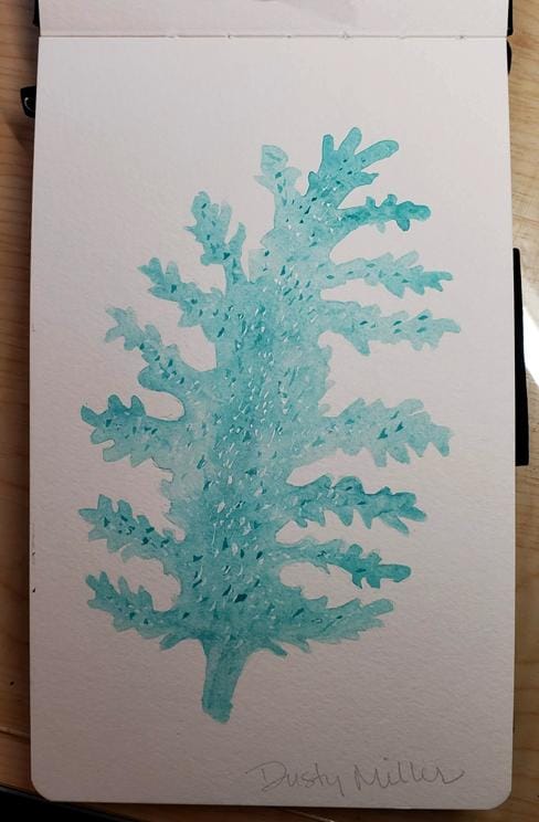 Watercolor Greenery - image 4 - student project