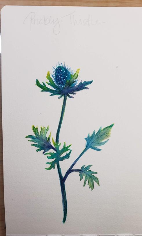 Watercolor Greenery - image 1 - student project