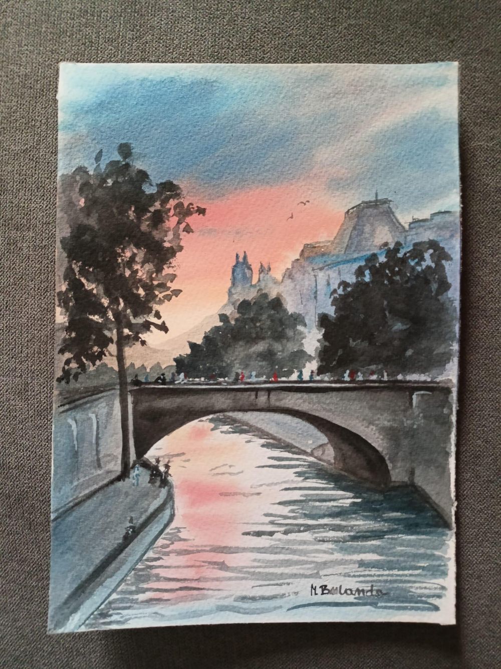 Paesaggio urbano al tramonto - image 1 - student project