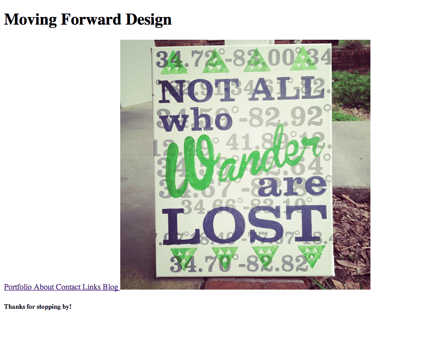 Moving Forward - image 1 - student project