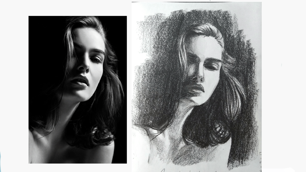 My first portrait - image 1 - student project