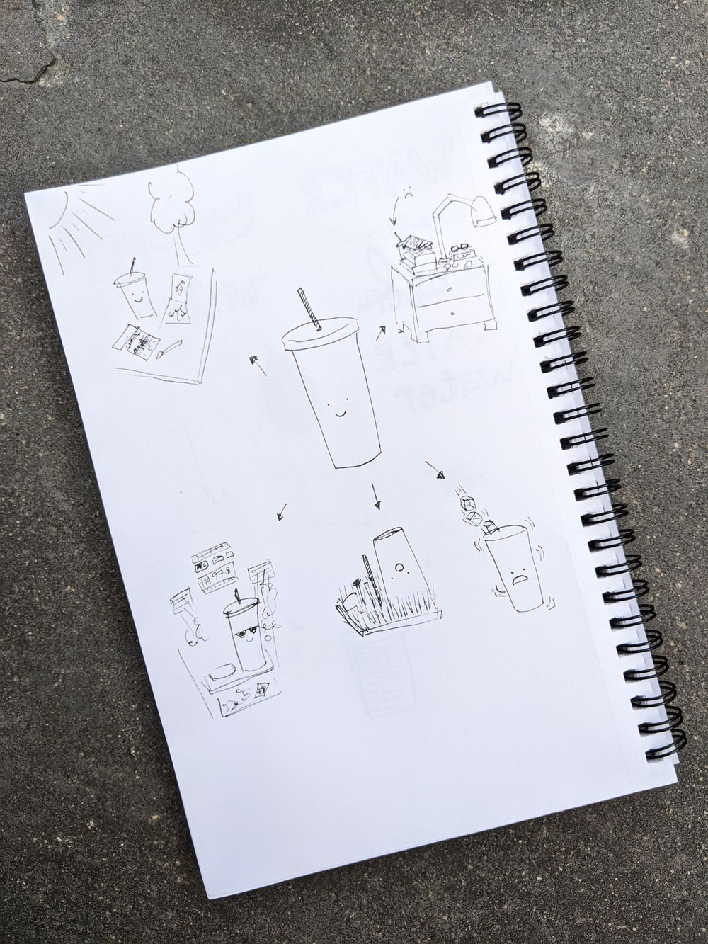 Water Cup Doodles - image 1 - student project