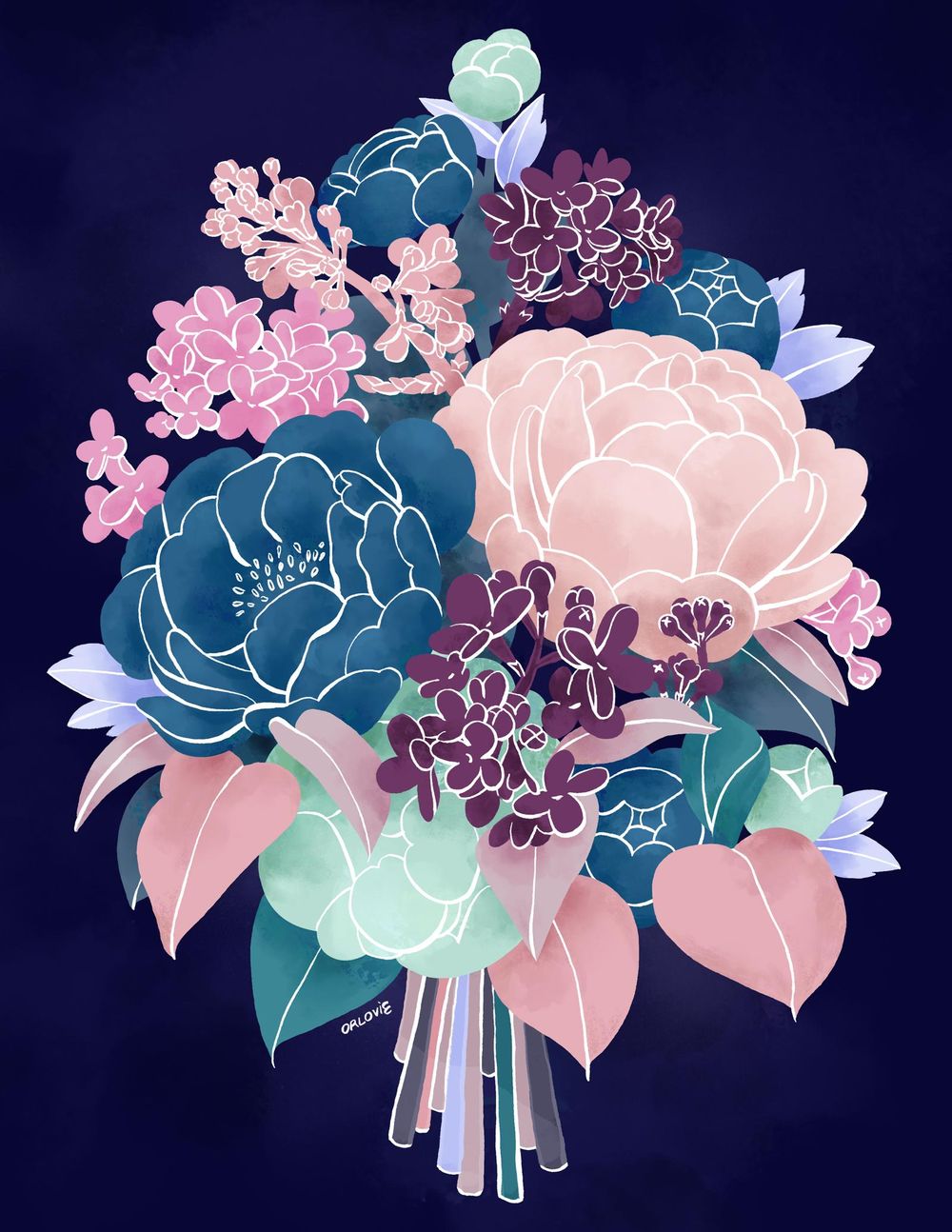Lilac Bouquet - image 1 - student project