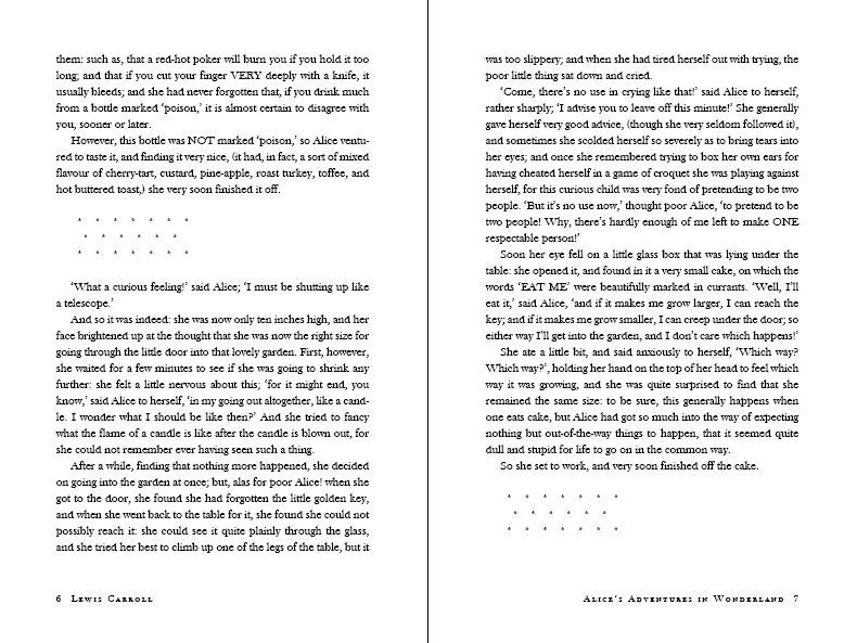Alice in Wonderland (with illustrations by M.C. Escher) - image 3 - student project