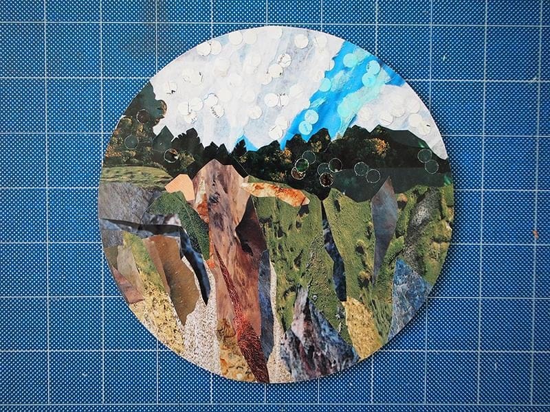 Jagged Mountain Scene - image 1 - student project