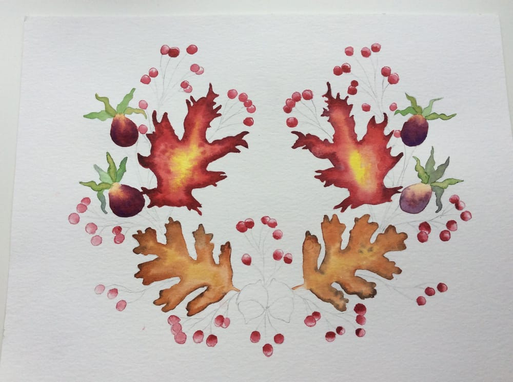 Acorns and pods - image 2 - student project