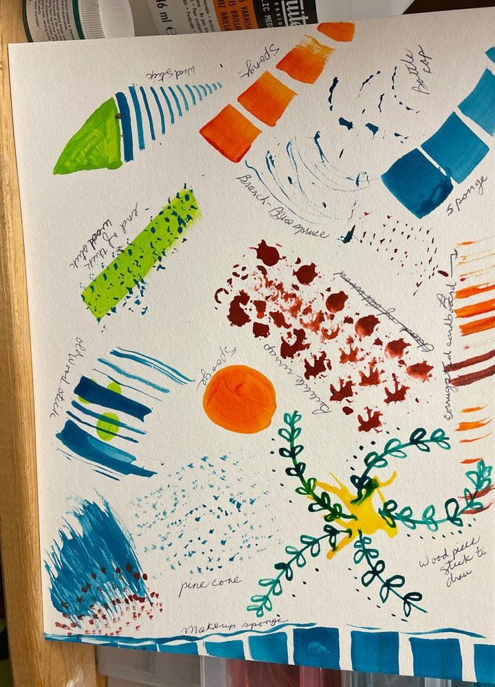 Mark making tools - image 3 - student project