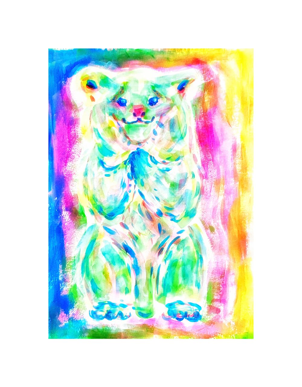 Acrylic only 7 Vibrant Colors Art - image 2 - student project