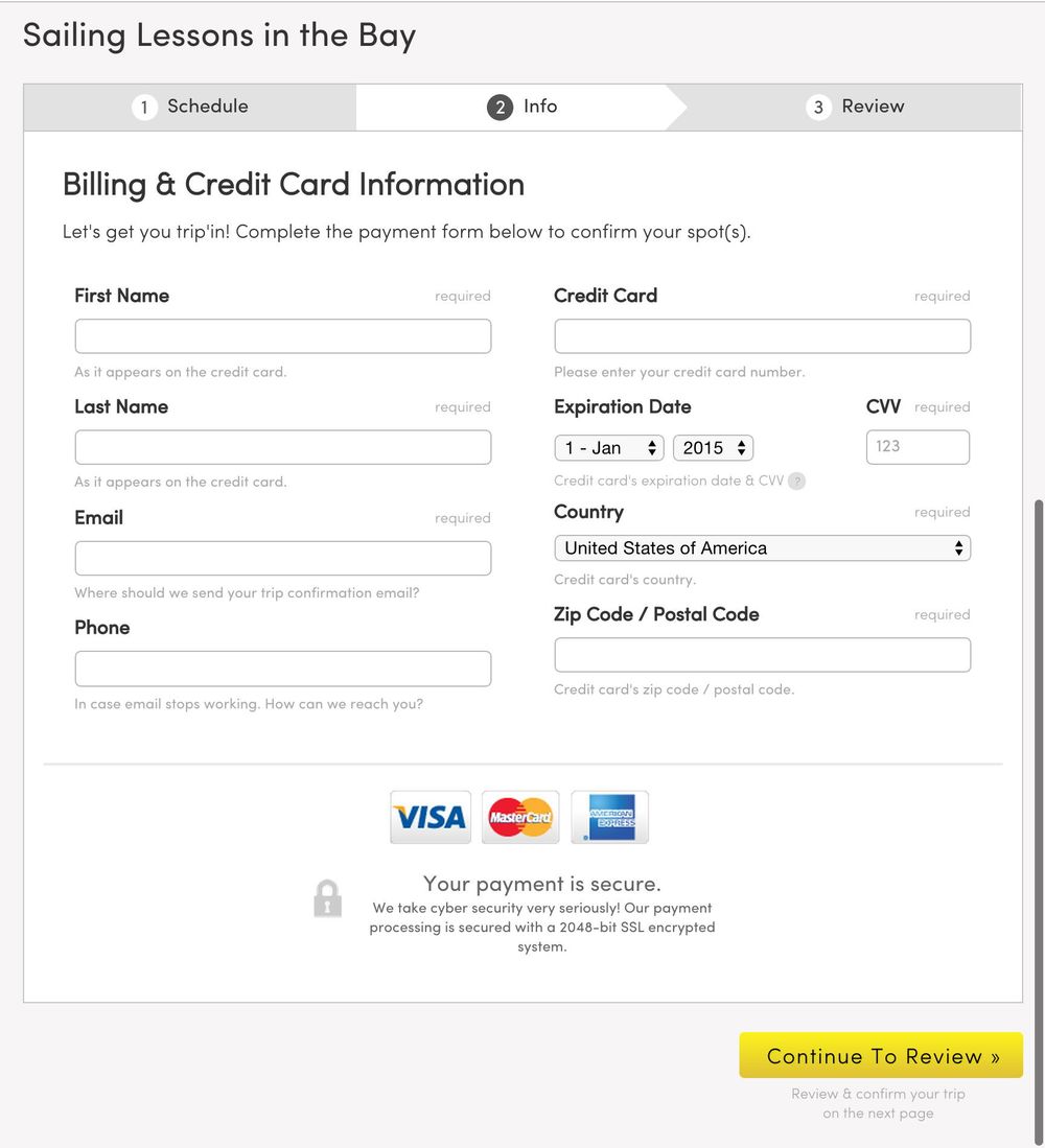 Payment Form - image 2 - student project