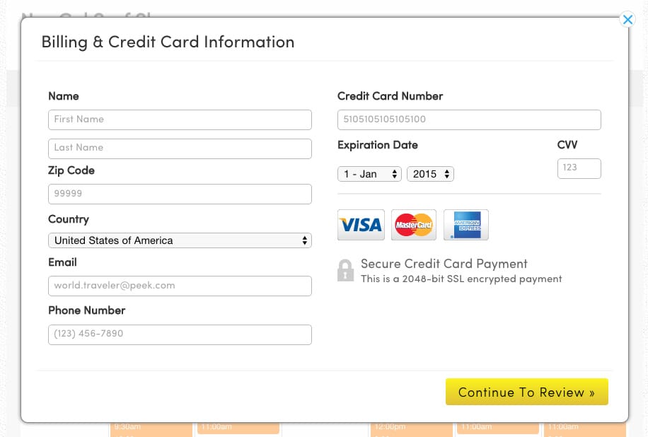 Payment Form - image 1 - student project
