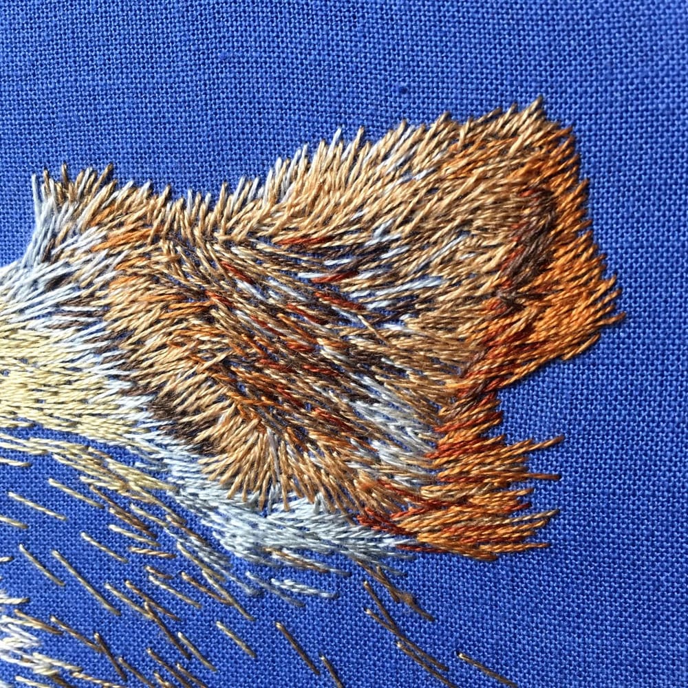 Painting with Thread -- a Terrier - image 3 - student project