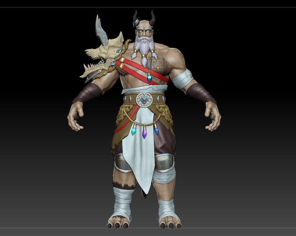 Thyros - Nextut's Advance Zbrush Character Creation Course - image 28 - student project
