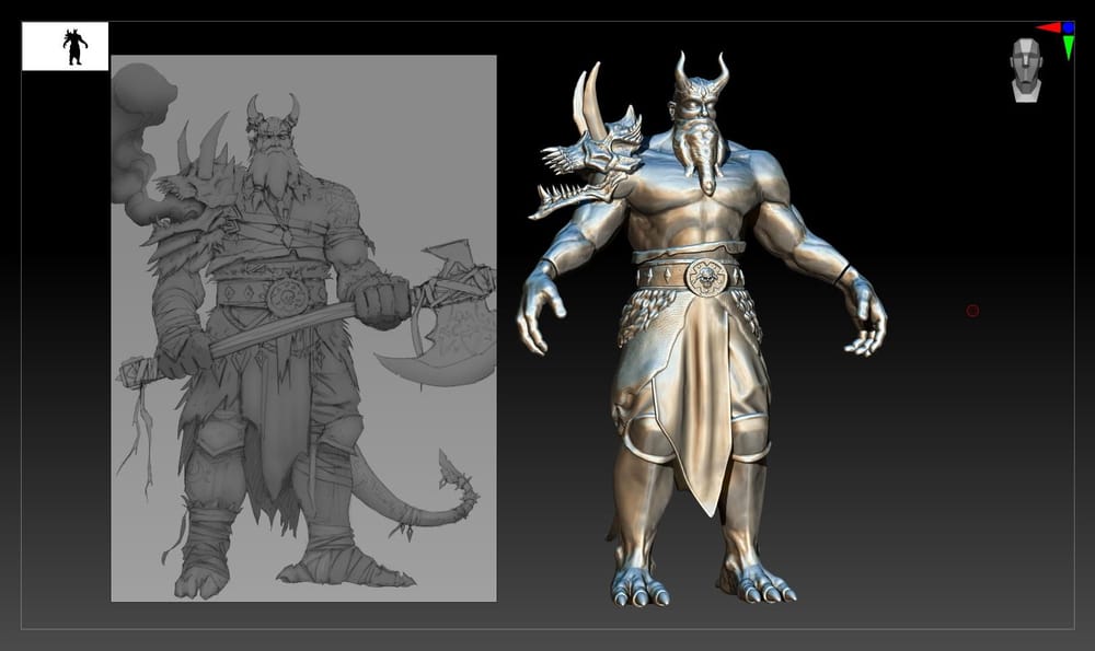 Thyros - Nextut's Advance Zbrush Character Creation Course - image 13 - student project
