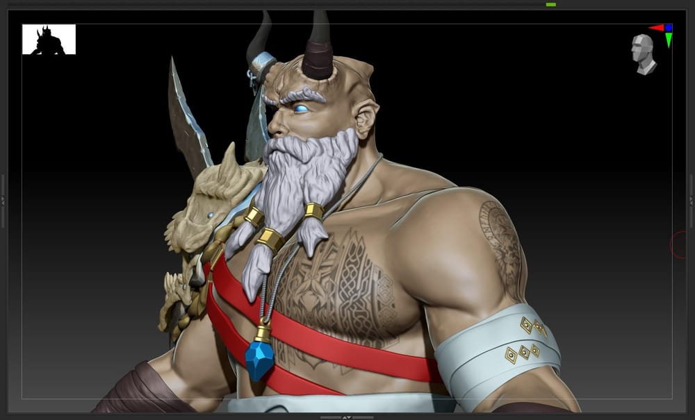Thyros - Nextut's Advance Zbrush Character Creation Course - image 24 - student project