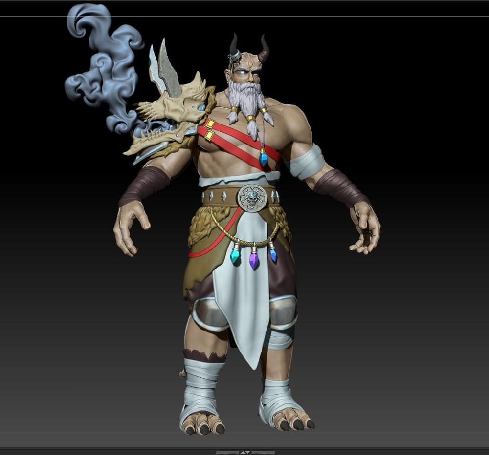 Thyros - Nextut's Advance Zbrush Character Creation Course - image 22 - student project
