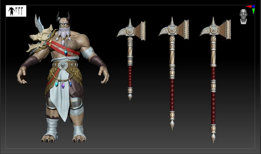 Thyros - Nextut's Advance Zbrush Character Creation Course - image 30 - student project