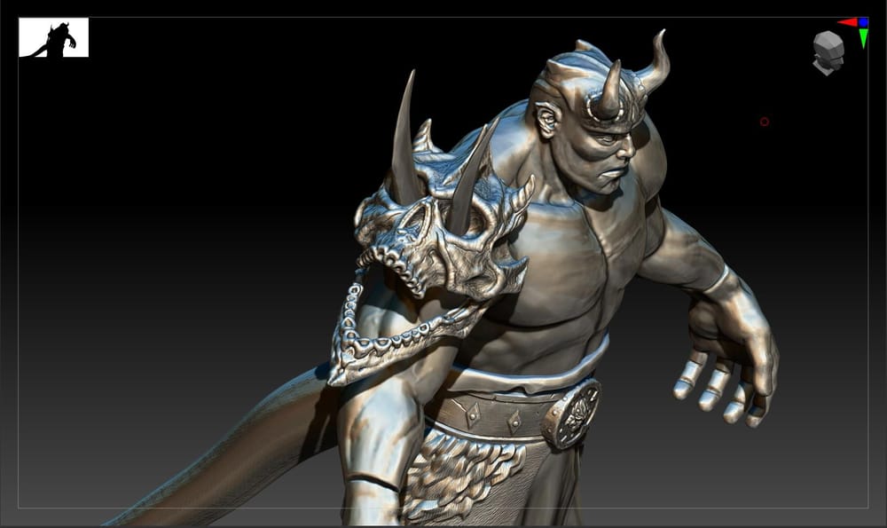 Thyros - Nextut's Advance Zbrush Character Creation Course - image 9 - student project