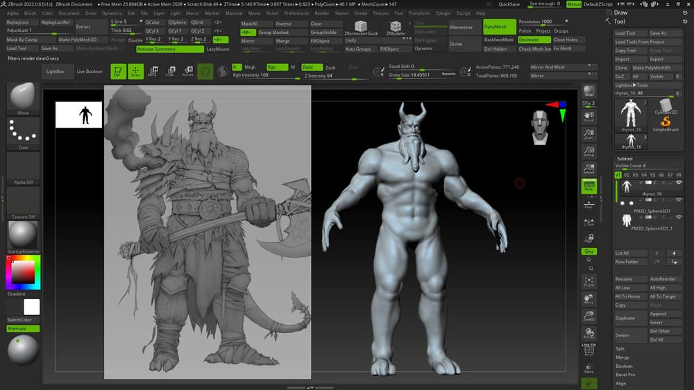 Thyros - Nextut's Advance Zbrush Character Creation Course - image 2 - student project