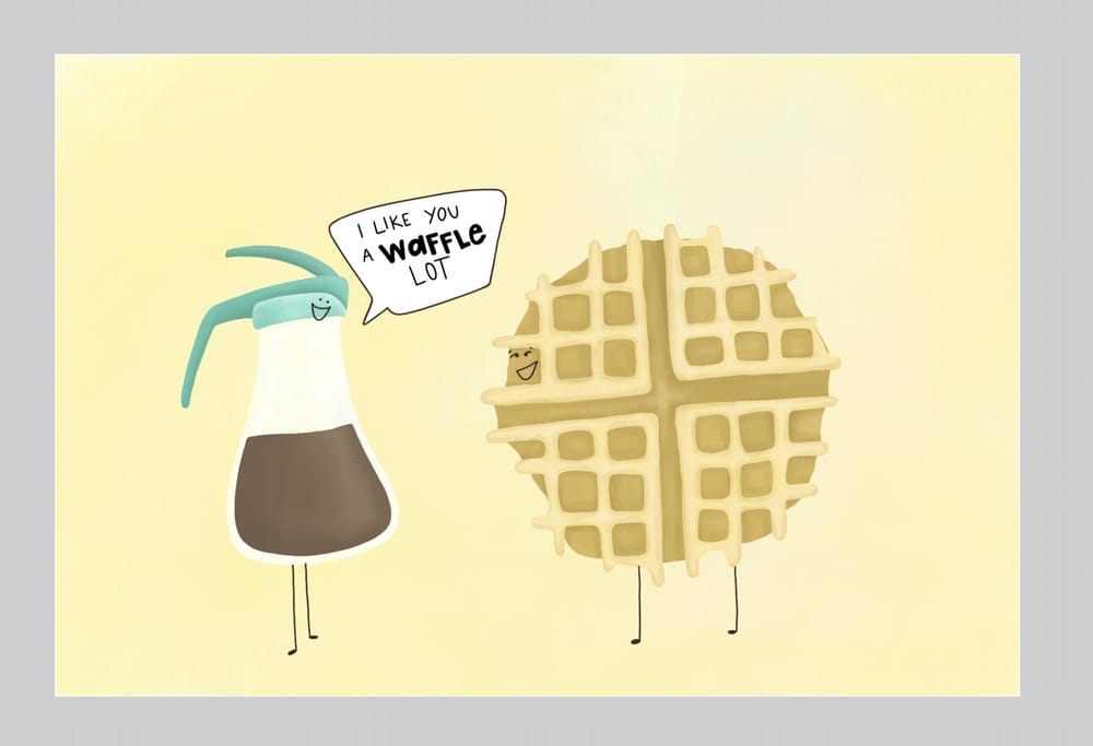 I like you a Waffle Lot - image 1 - student project