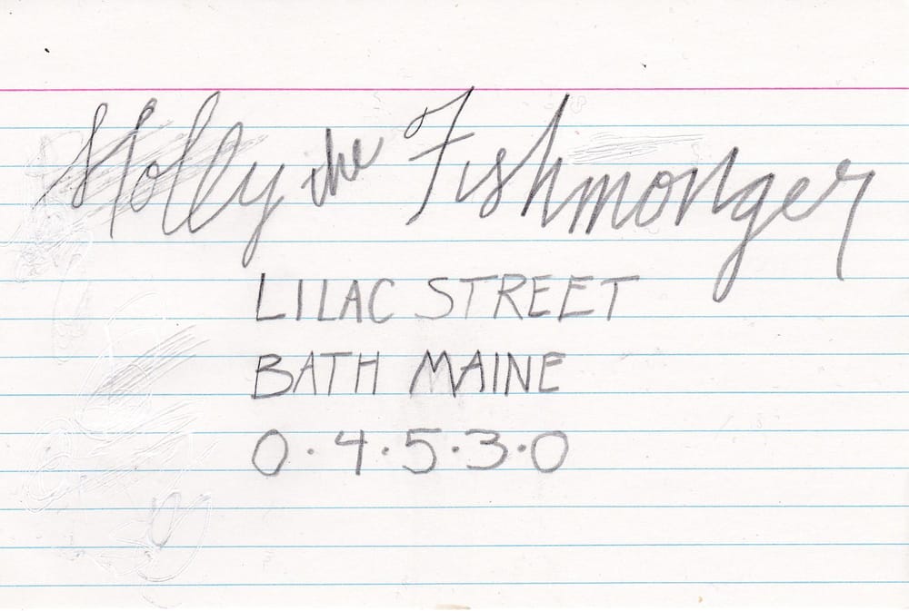 Faux Calligraphy Address - No. 1 - image 1 - student project