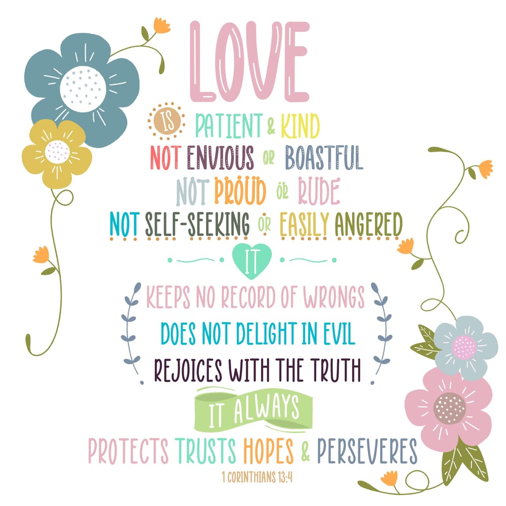 Love is patient lettering project - image 1 - student project
