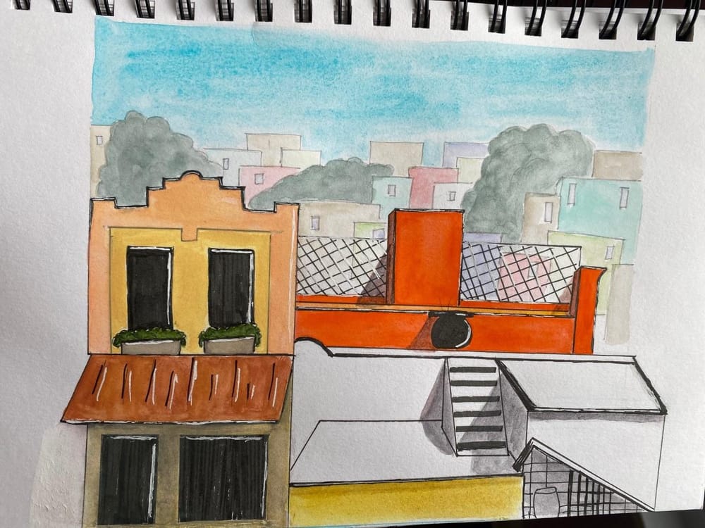Travel Sketching - image 1 - student project