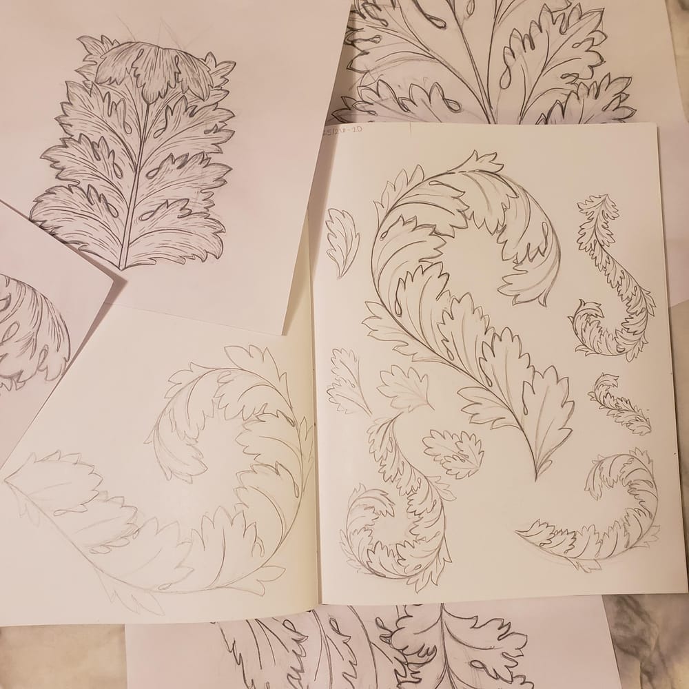 Acanthus Leaf Project - image 3 - student project
