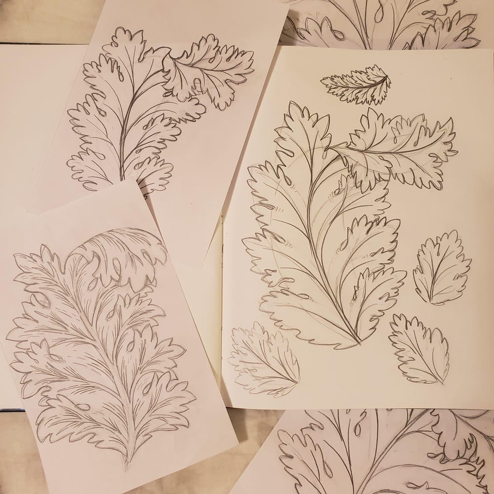 Acanthus Leaf Project - image 2 - student project