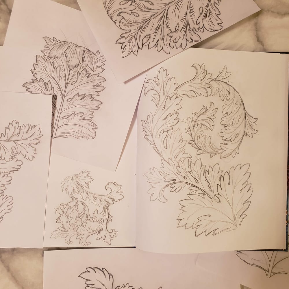 Acanthus Leaf Project - image 4 - student project