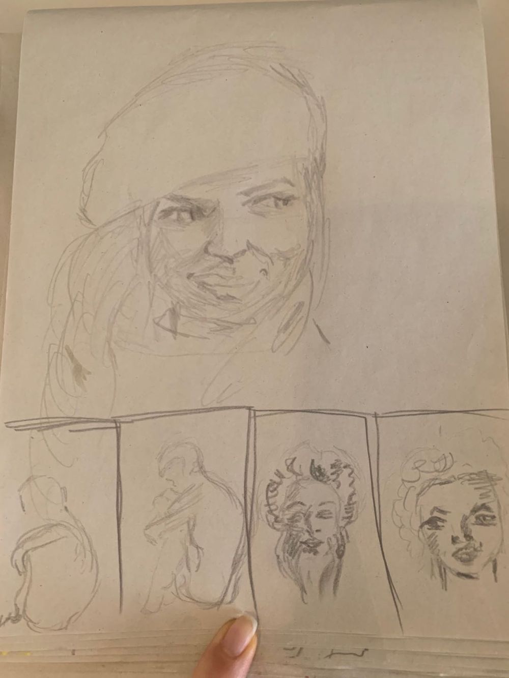 Final project Marylin+mom in jungle+ self portrait as half monster - image 3 - student project