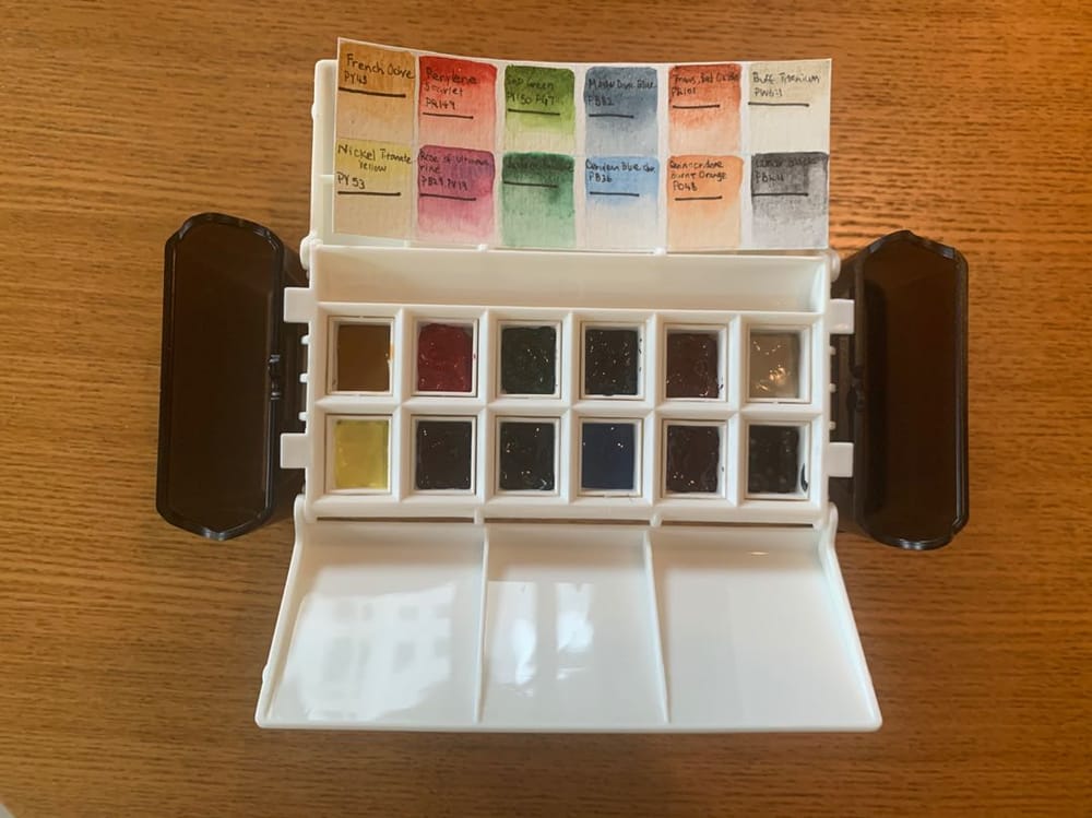 Granulating James Smith portable palette - image 1 - student project