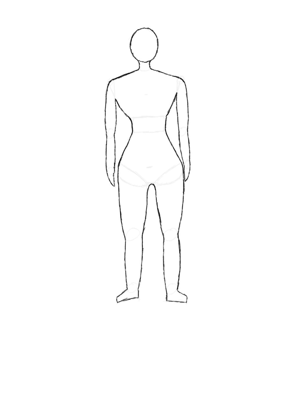 My first mannequin on a blank page - image 1 - student project