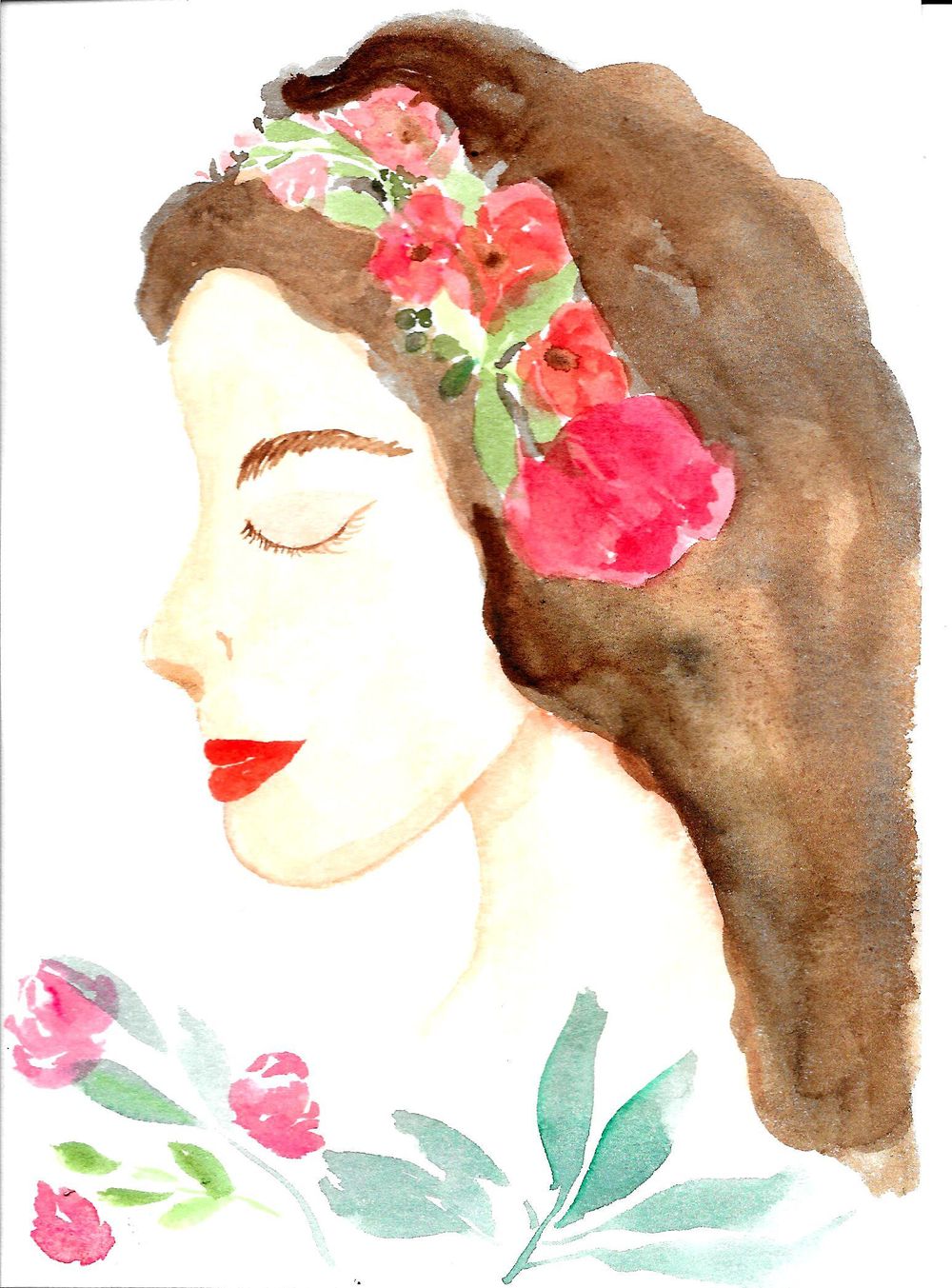 Vailed Ink & Watercolor - image 1 - student project