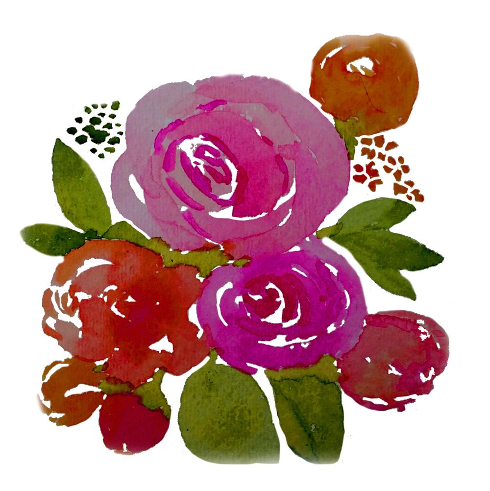 Olive Branch & Flowers - image 4 - student project