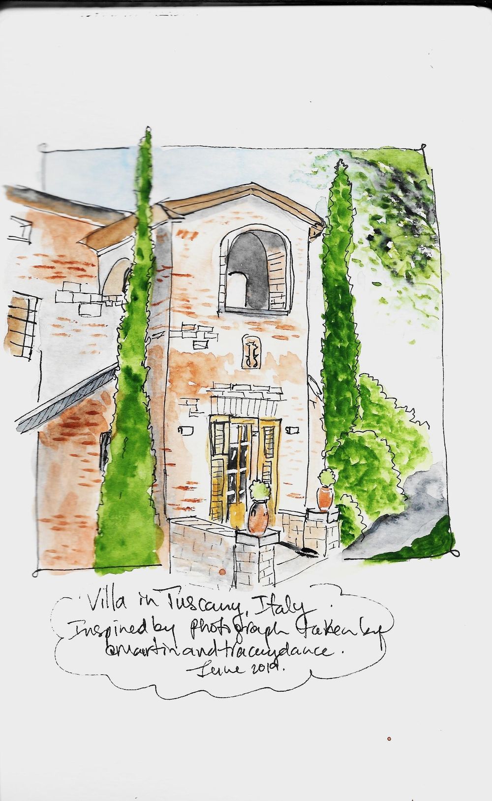Villa in Tuscany - image 1 - student project