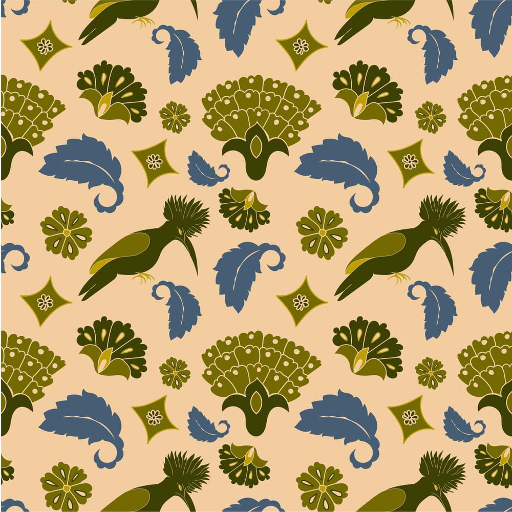 Modern Botanical Pattern - image 3 - student project