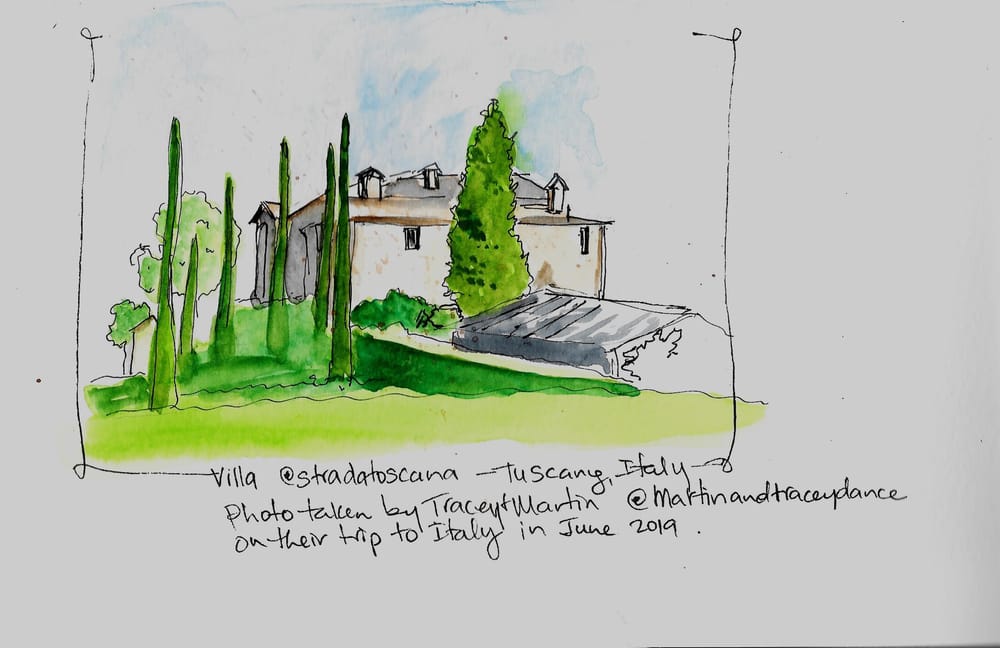 Villa in Tuscany - image 2 - student project