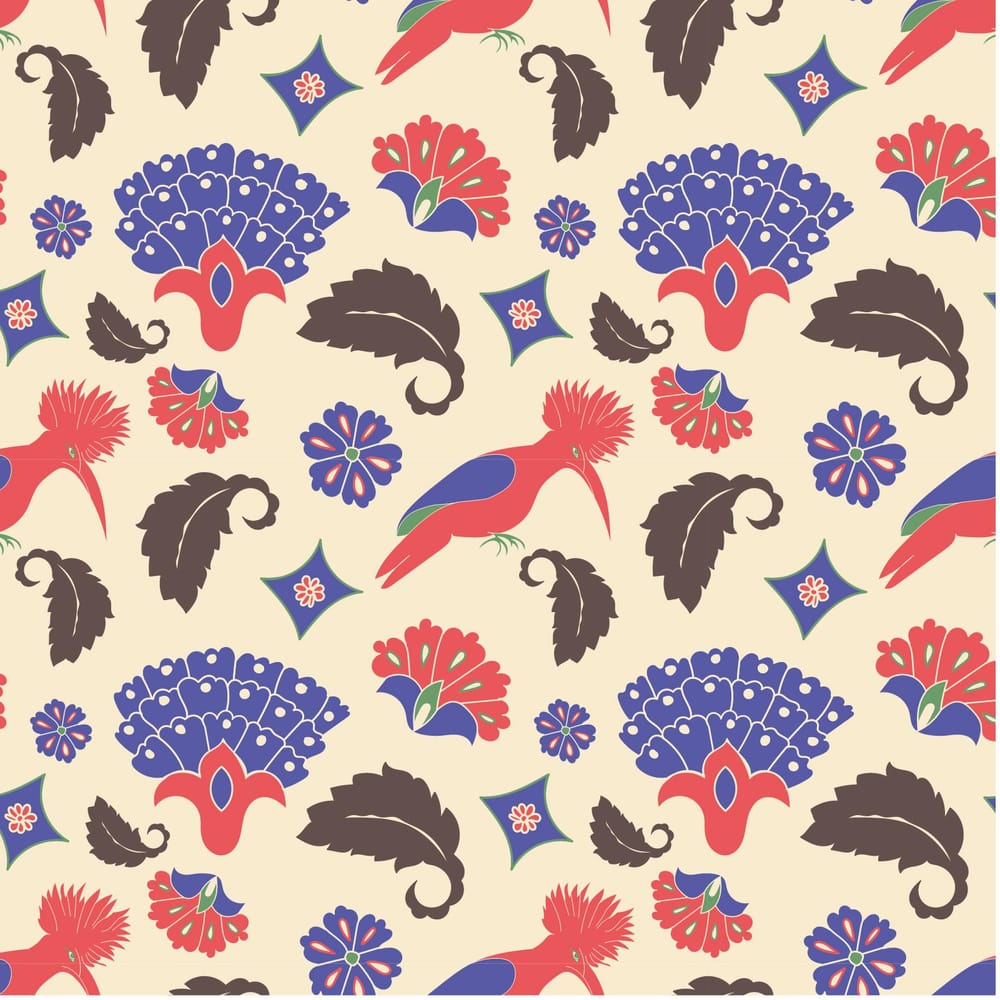 Modern Botanical Pattern - image 4 - student project